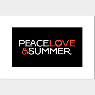 Peace Love & Summer Posters and Art